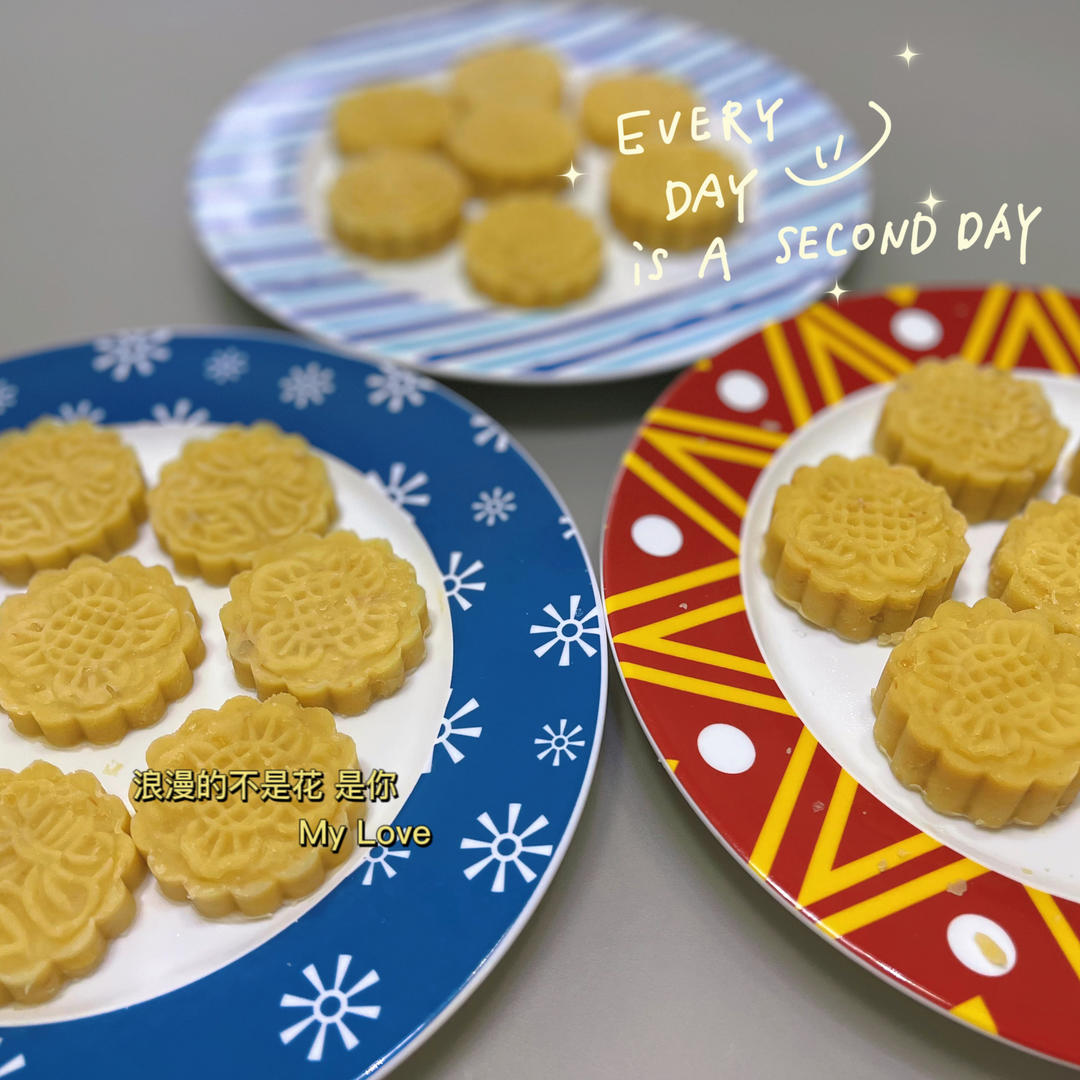 奶香绿豆糕（无豆腥味，超快手不麻烦）