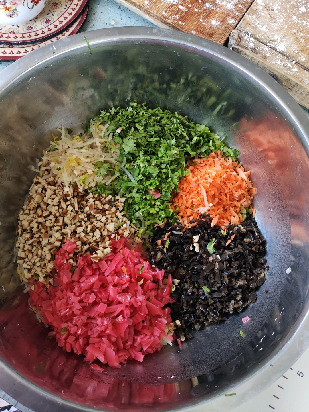 津味素，大年素，初一素饺子（天津老传统饺子，包子）