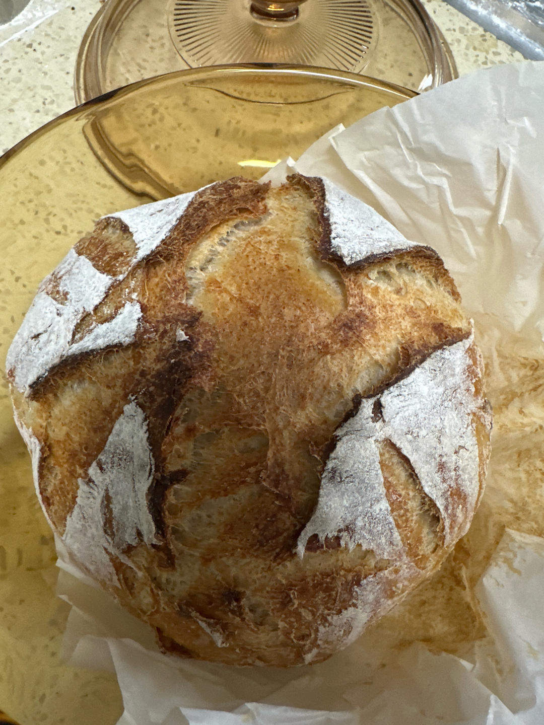 外脆内软不用揉面的乡村面包