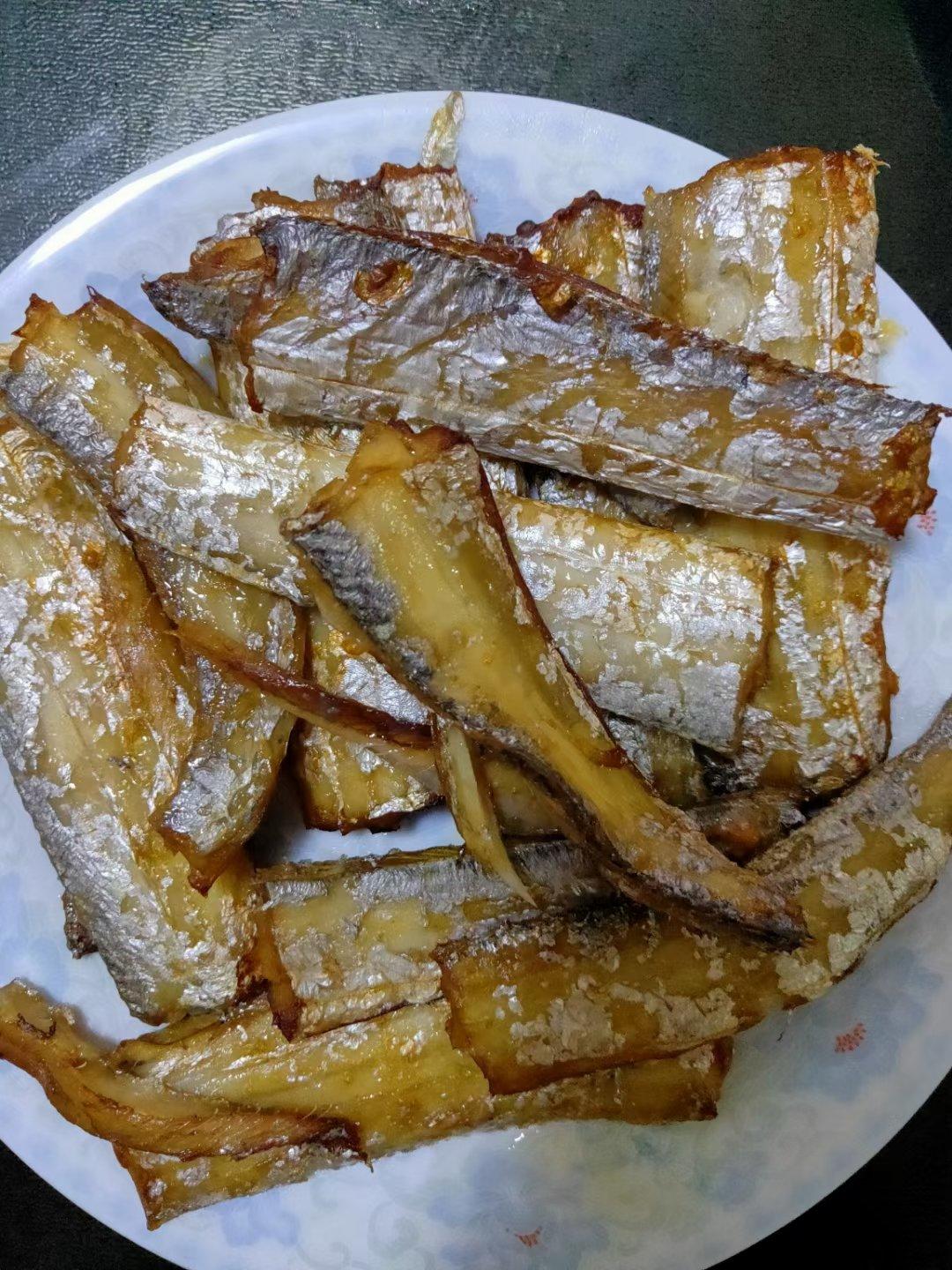 空气炸锅香煎嫩带鱼少油版