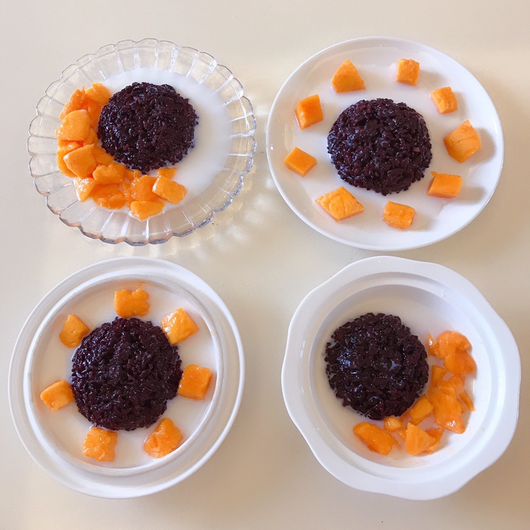 芒果椰汁紫米露
