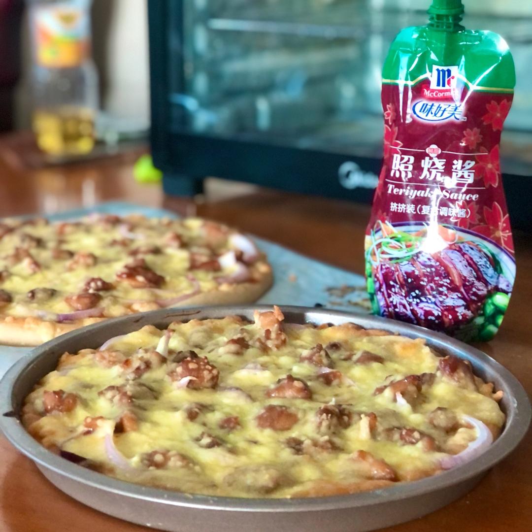 照烧鸡腿全麦披萨🍕