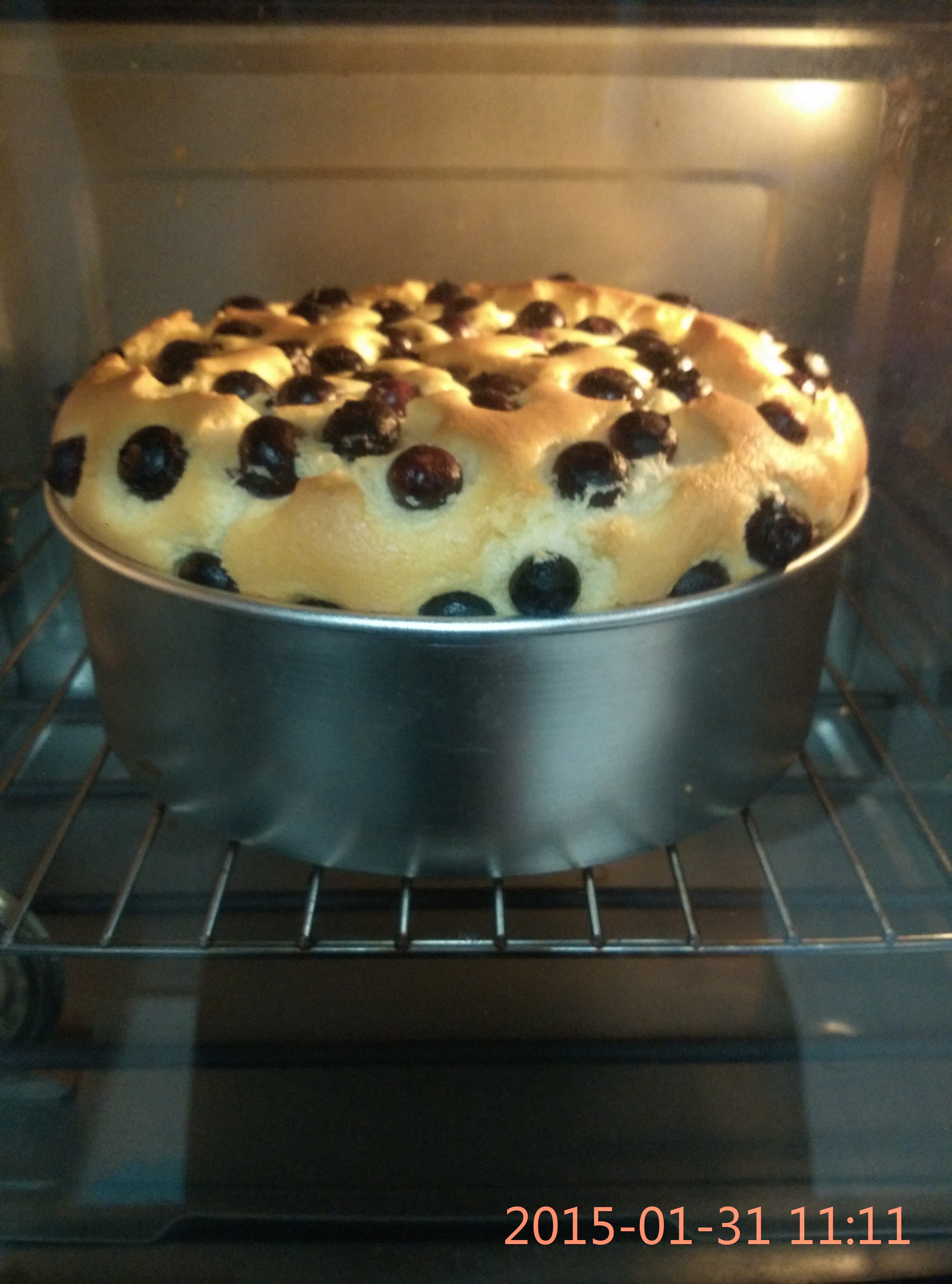 媲美轻乳酪--[酸奶蓝莓蛋糕]