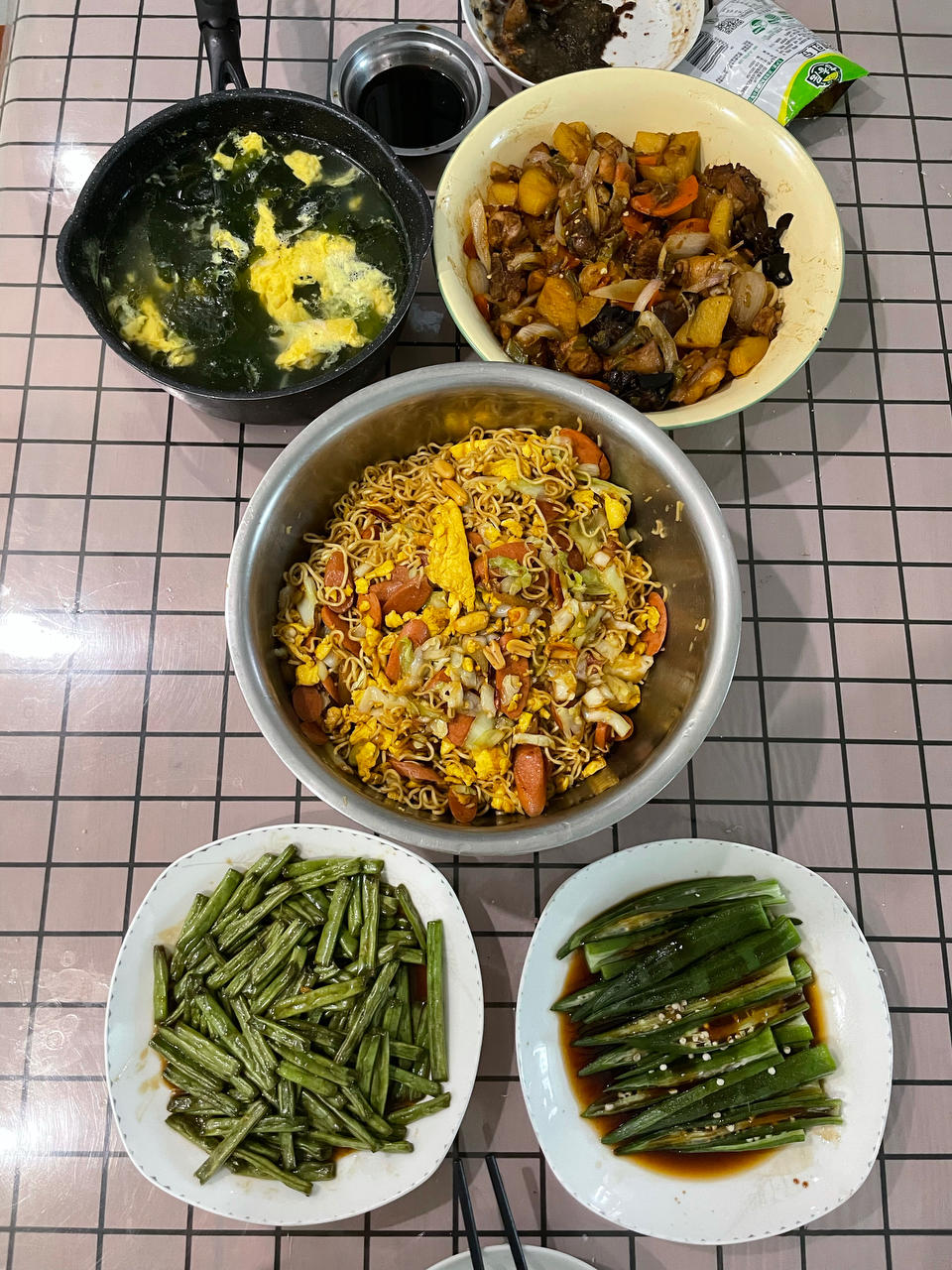 炒方便面￨幸福感爆棚