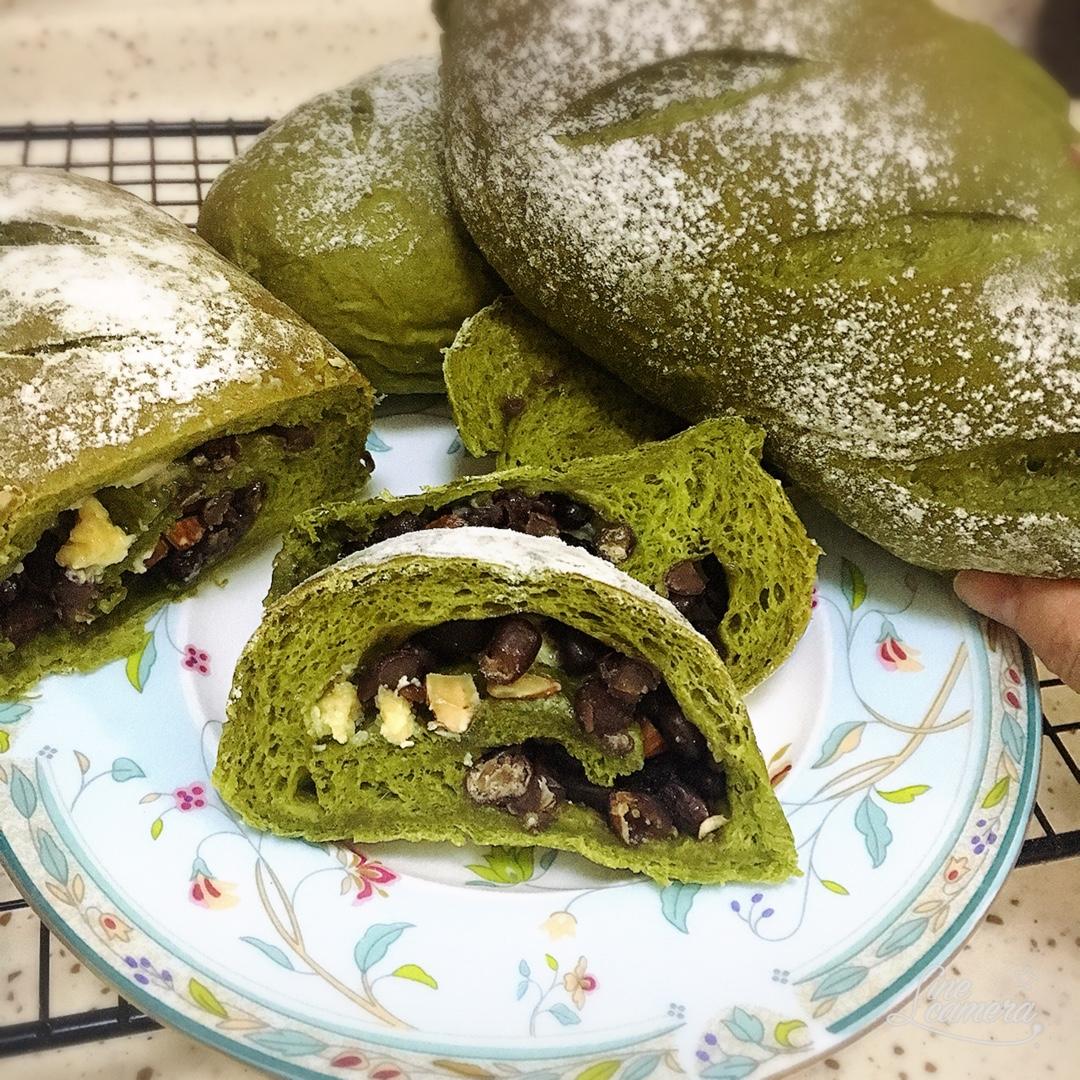 抹茶红豆牛奶哈斯