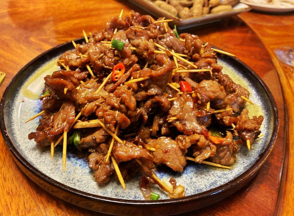 牙签牛肉 道地湖南味