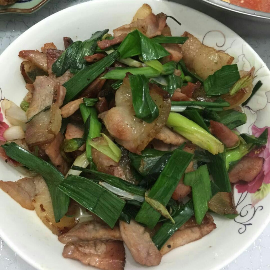 青蒜炒腊肉