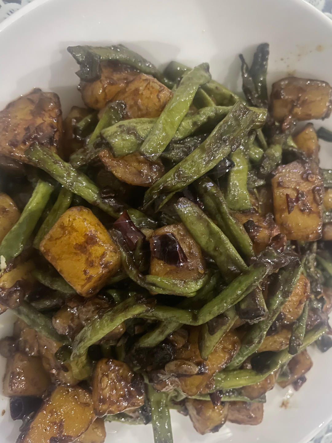 干煸豆角土豆