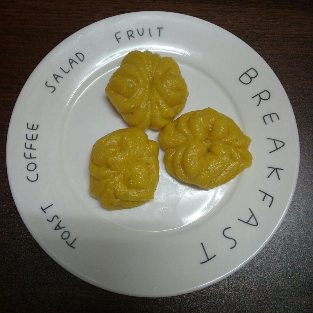 南瓜花卷馒头