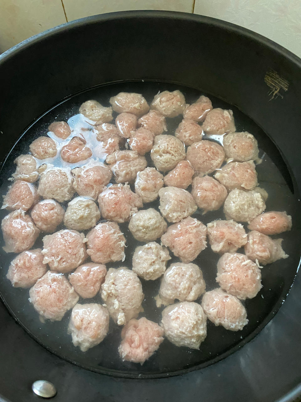 自制Q弹猪肉丸