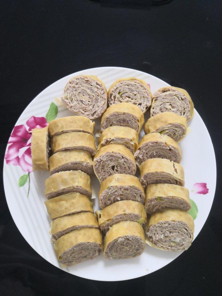 豆腐皮肉卷