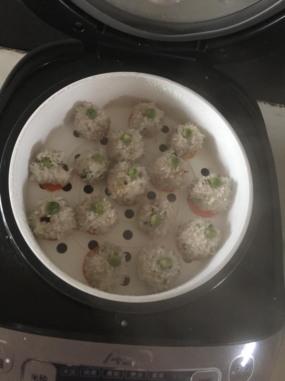 蒸糯米丸子