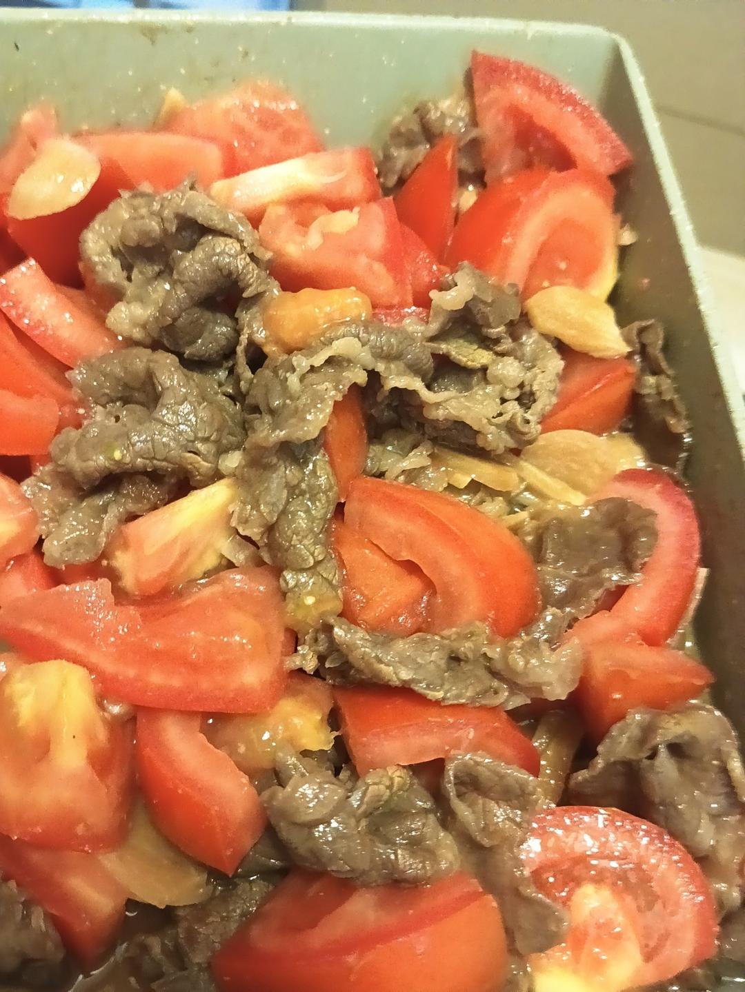 番茄牛肉丼的做法