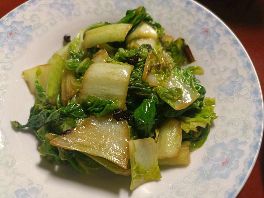 蒜香蚝油快菜