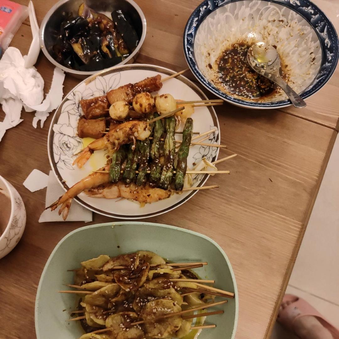 在家炸串👍简直无敌了‼️好吃哭了😭你一定要做的自制炸串