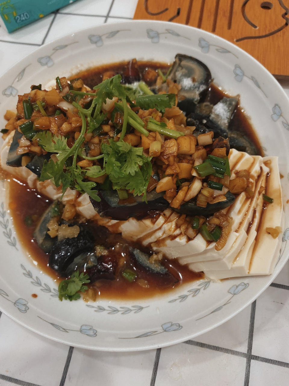 【最佳CP～】凉拌皮蛋豆腐✨