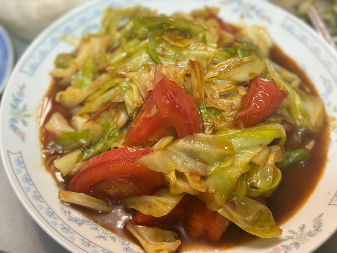 大头菜炒西红柿