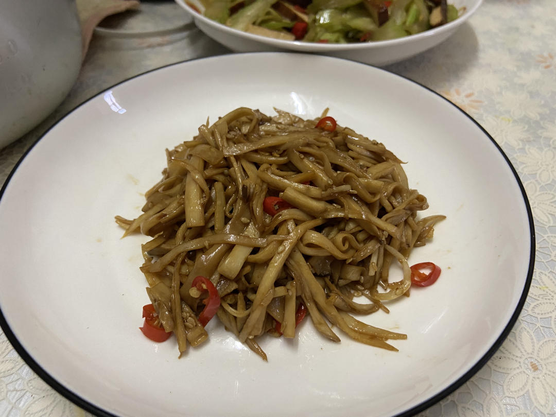 干煸杏鲍菇