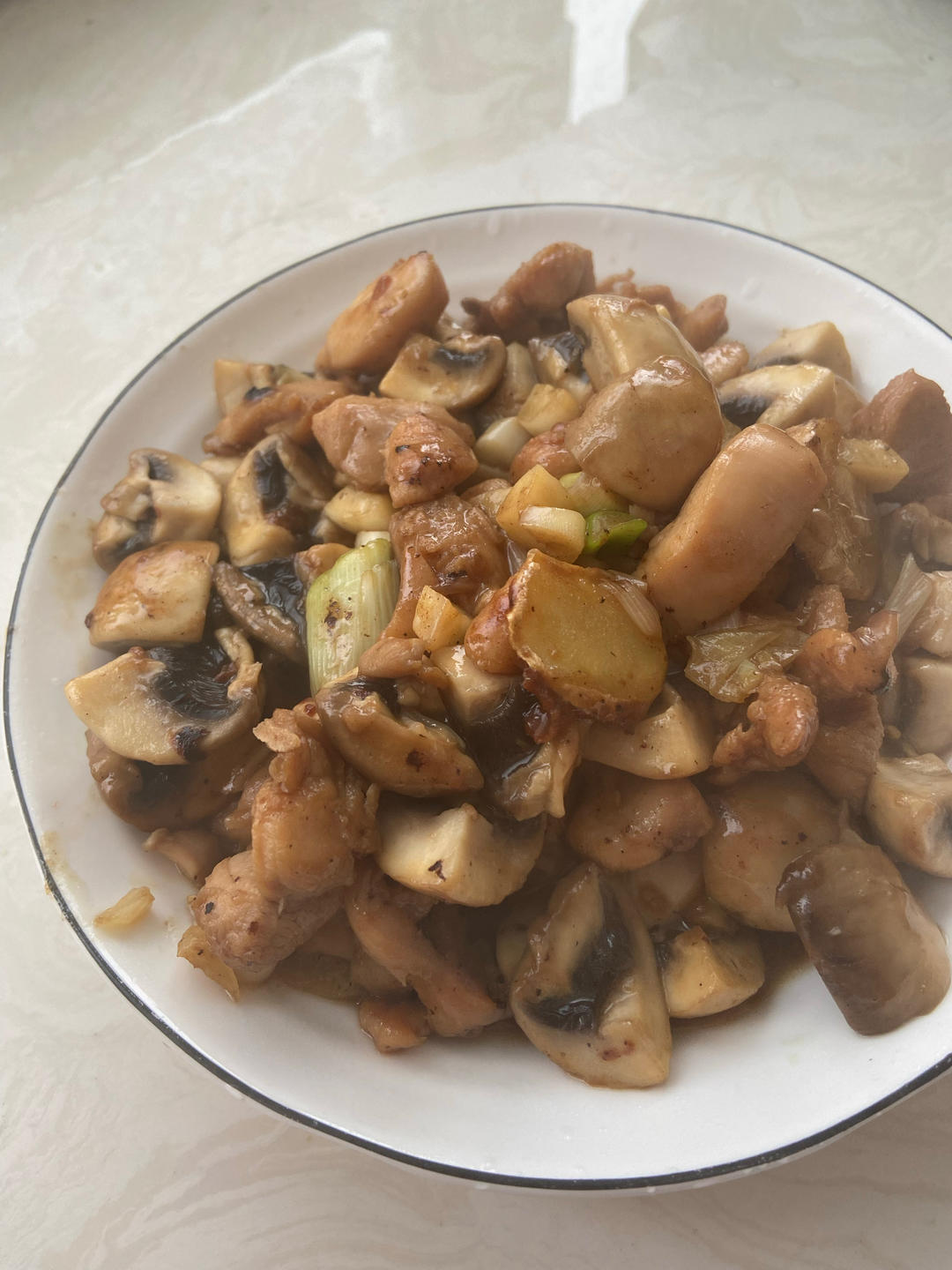 绝了～口蘑鸡腿真的好吃，简单快手