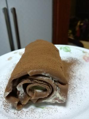 巧克力可可奥利奥毛巾卷的做法 步骤18