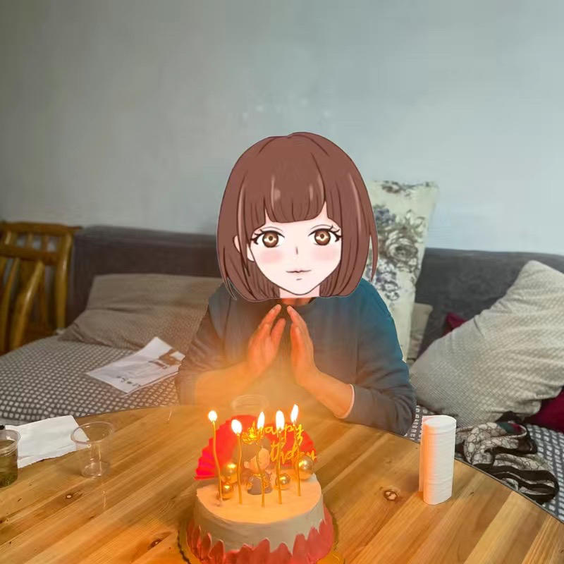八寸戚风蛋糕（生日蛋糕坯）附六寸配单