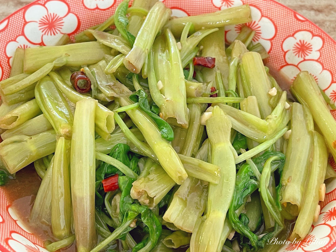 虾酱蒜蓉空心菜
