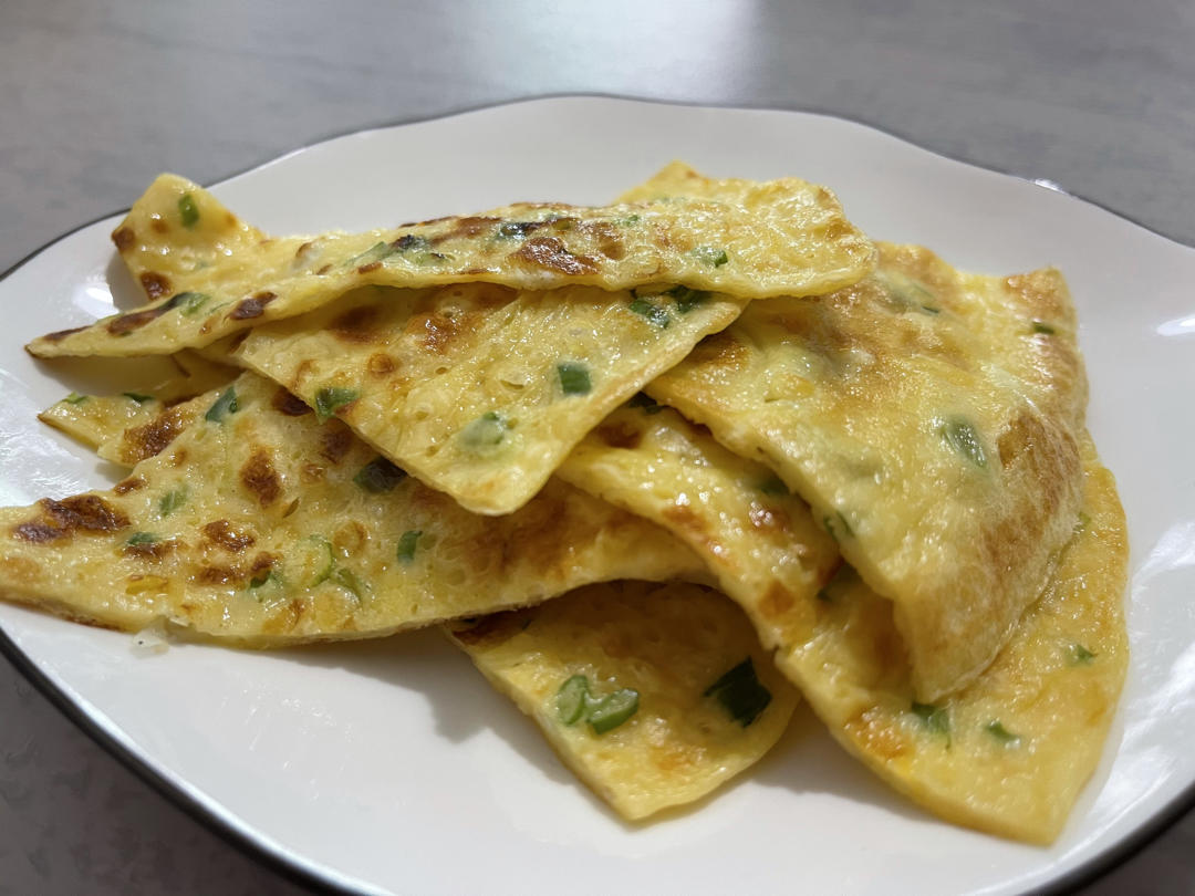 简单快手蔬菜鸡蛋煎饼