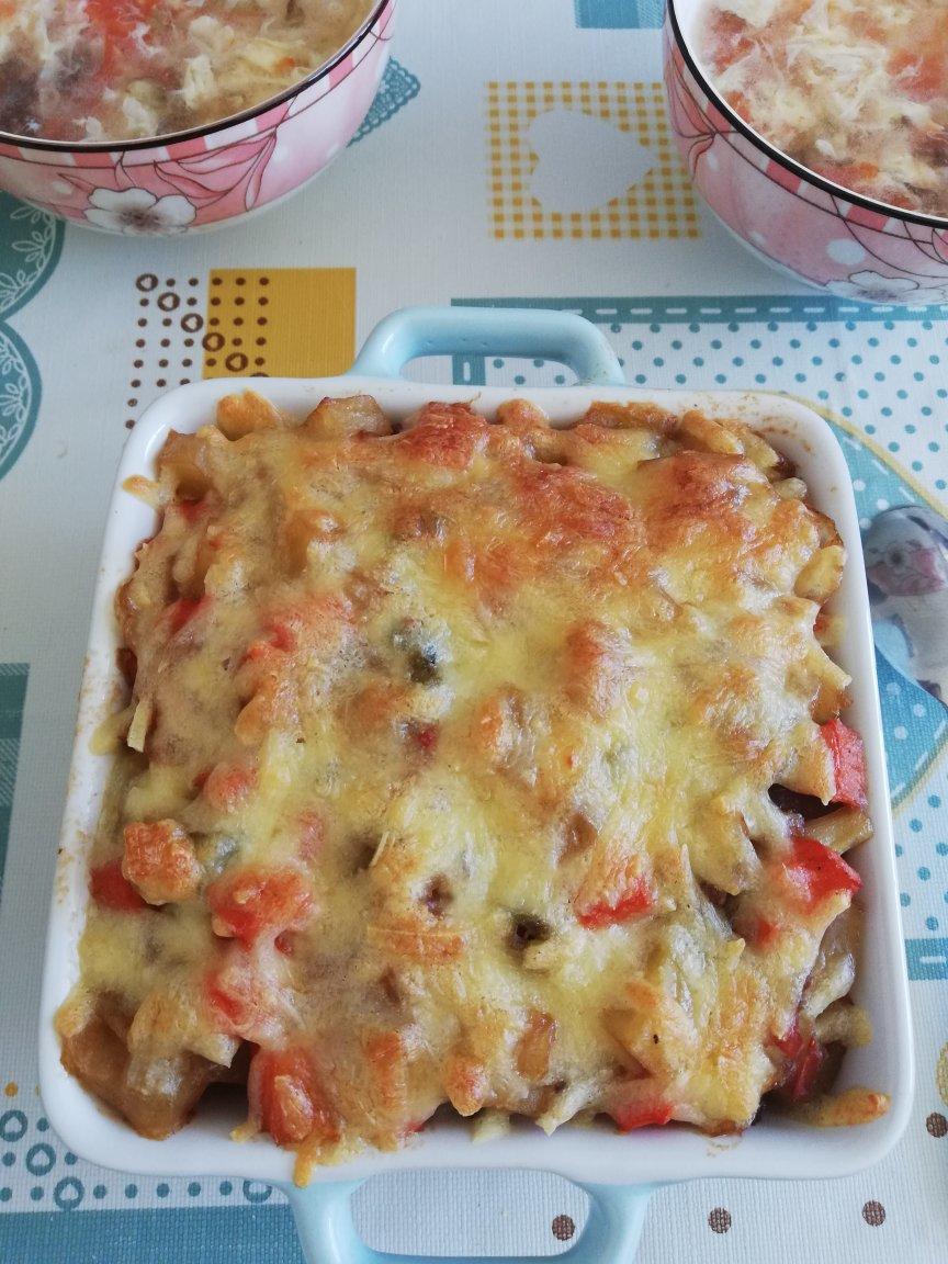 土豆鸡肉芝士焗饭