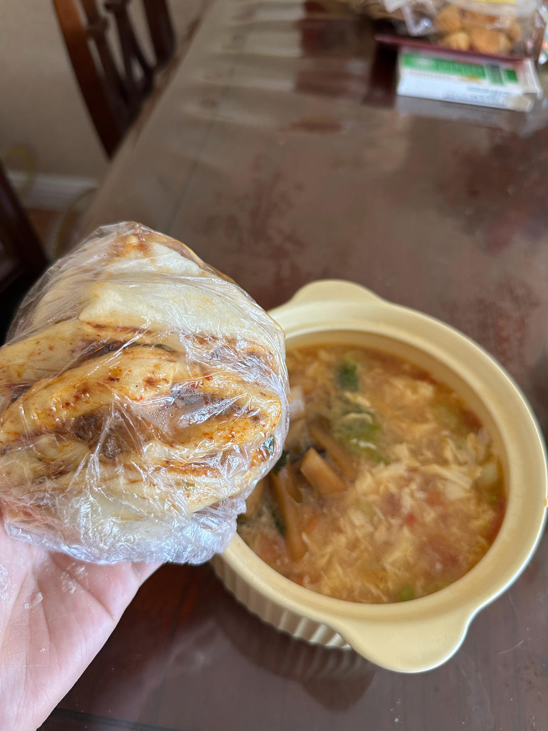 简单早餐-疙瘩汤