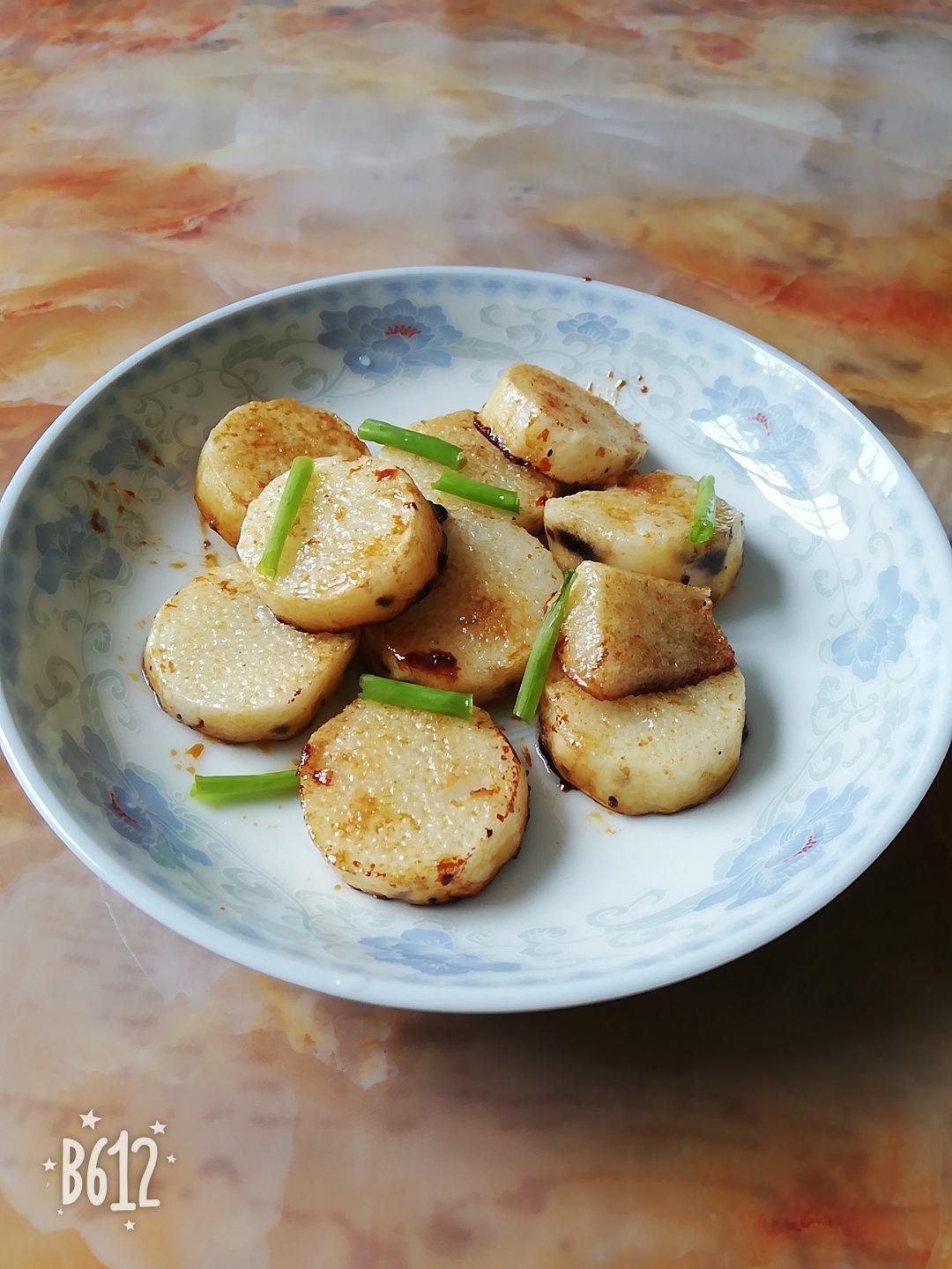 老板，来份煎山药。