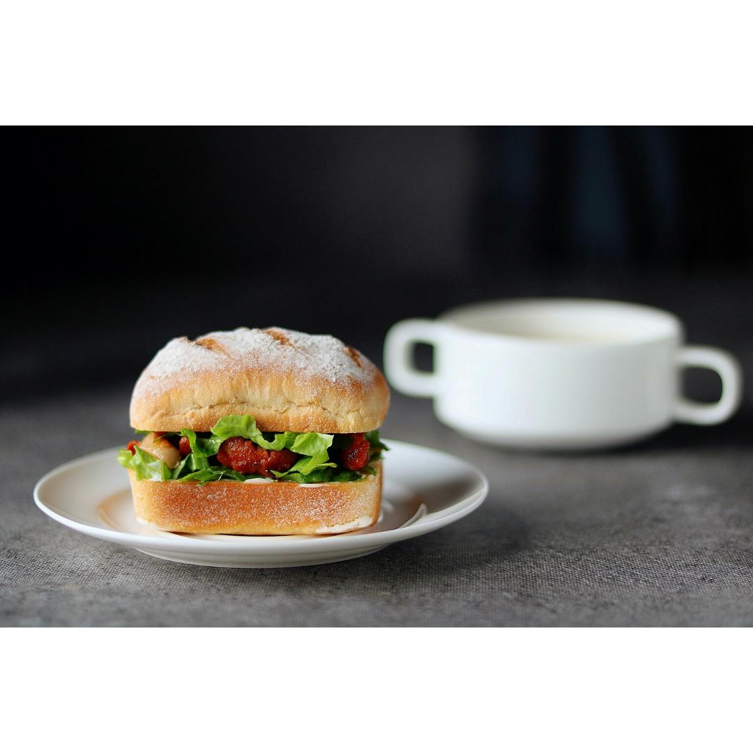 潜水の芝麻汉堡艇 & 低卡小餐包