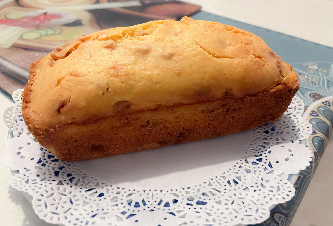 太简单了‼️不用打发  只需搅一搅就成功  奶酪香橙磅蛋糕        低油低糖【消耗奶油奶酪】