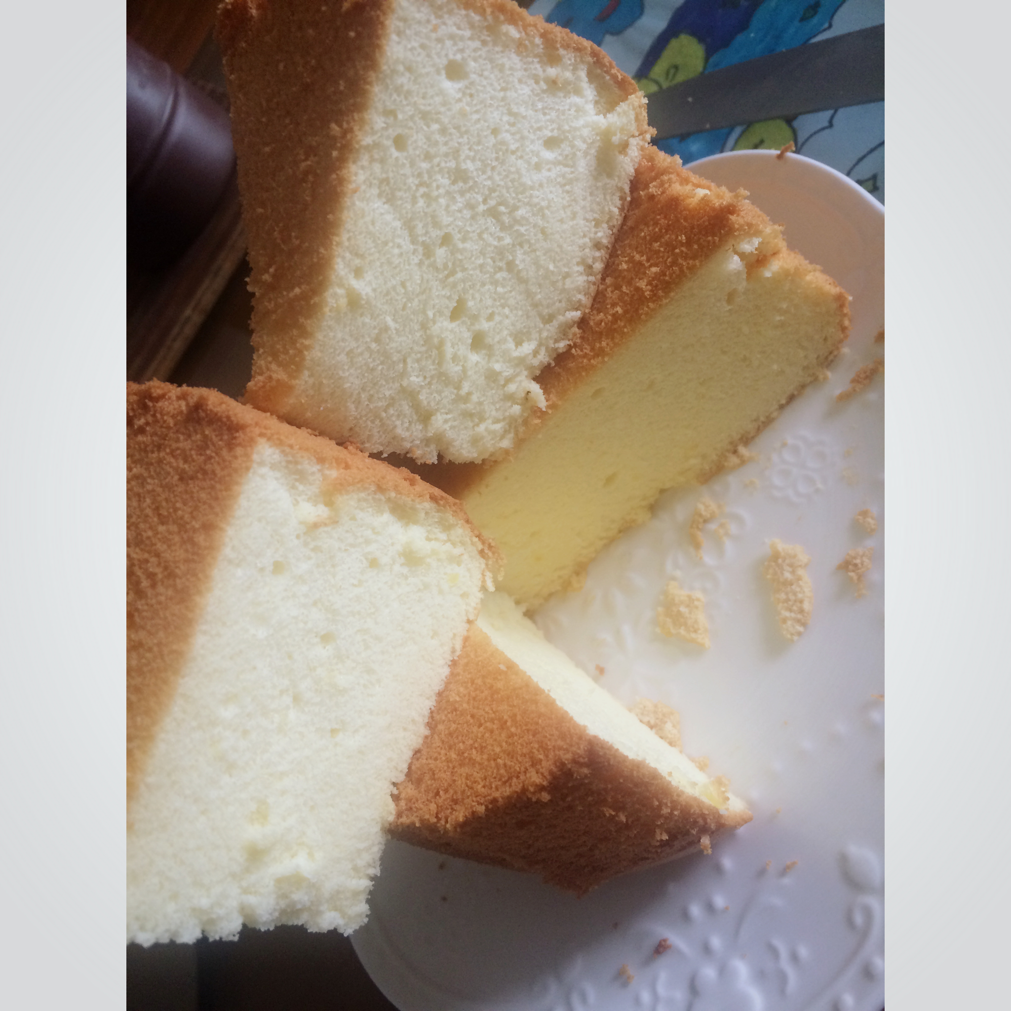 6寸原味戚风蛋糕
