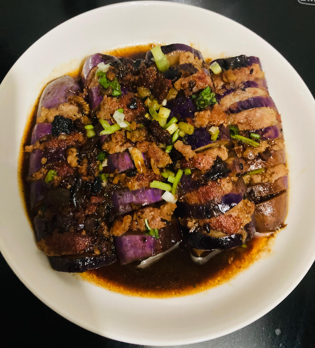 浇汁肉酿茄子