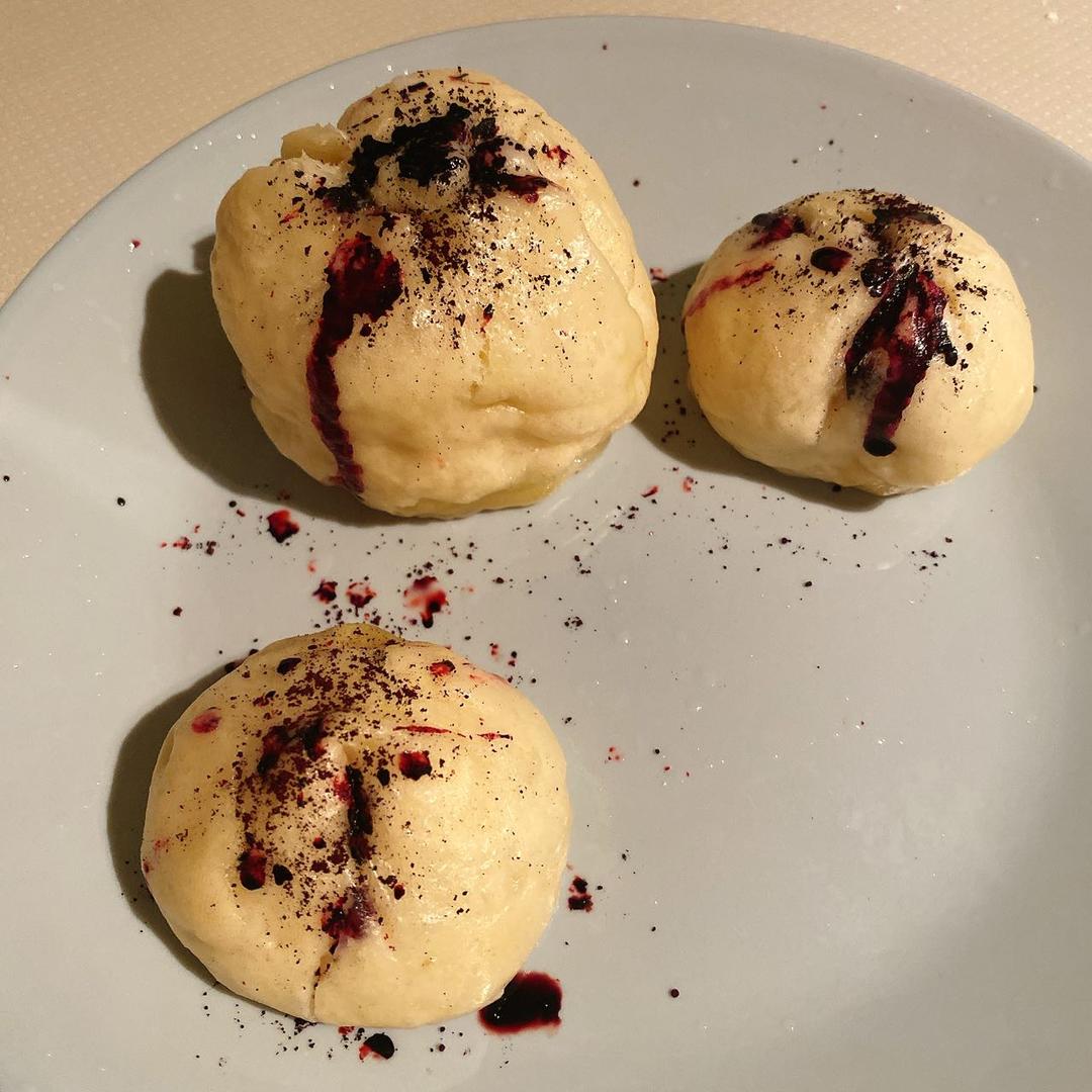 豆沙寿桃包