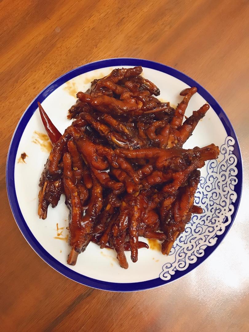 香辣卤鸡爪