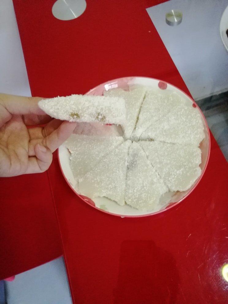 奶香浓郁❗️酸酸甜甜蔓越莓椰蓉糯米糕❗️