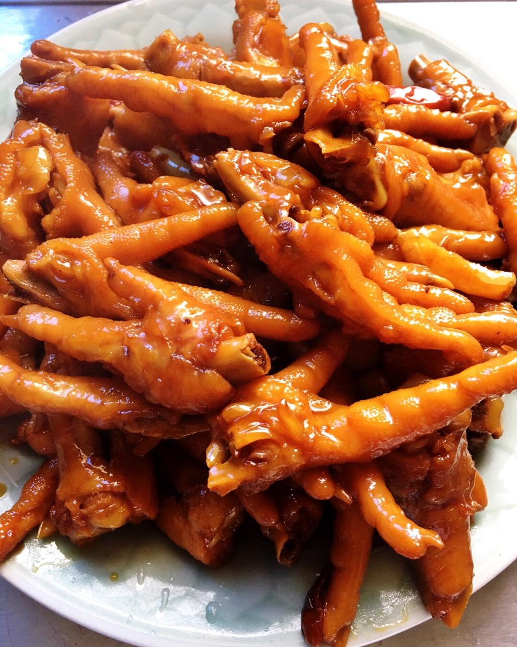 香辣烧鸡爪