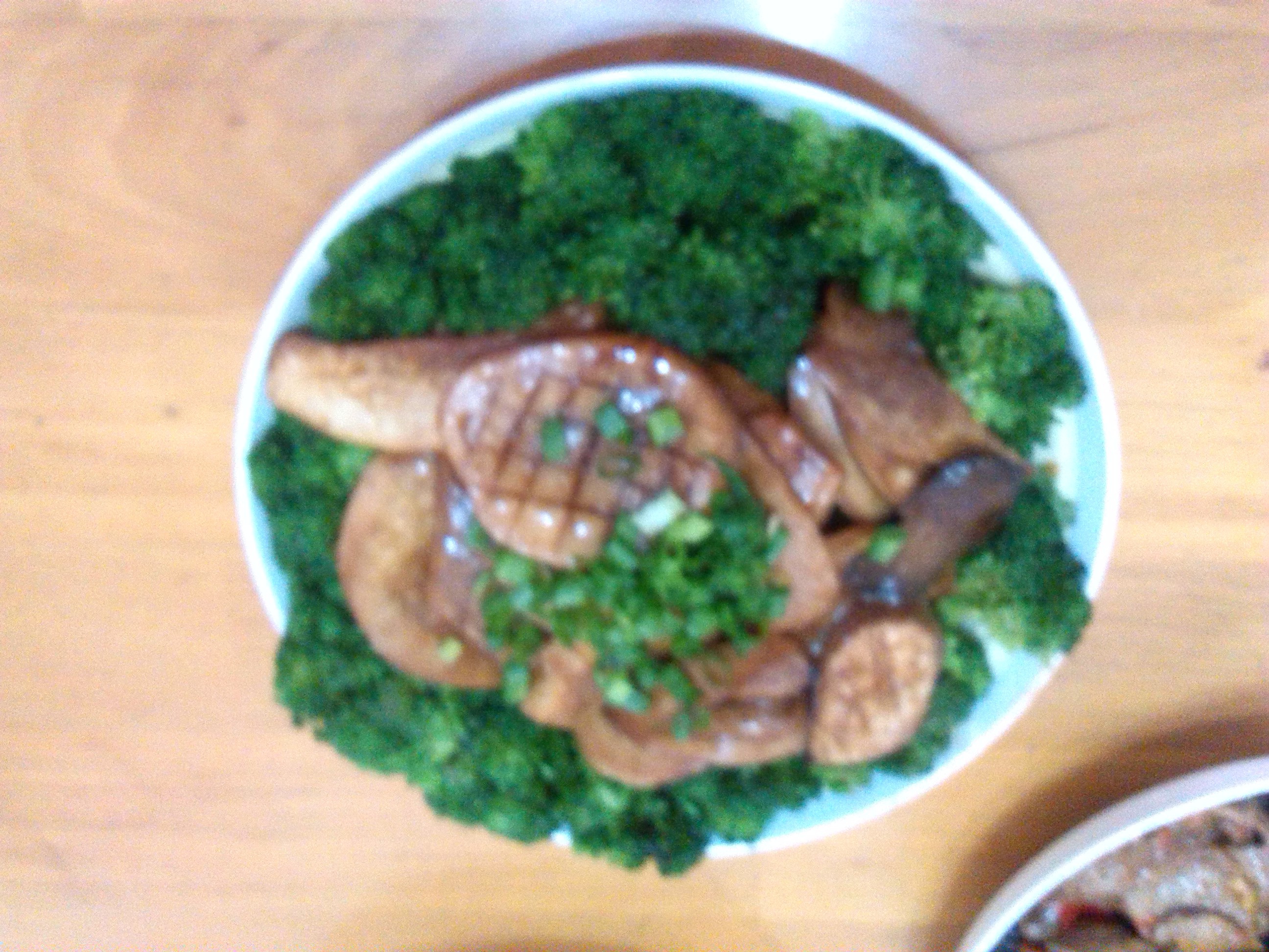 杏鲍菇扣西兰花