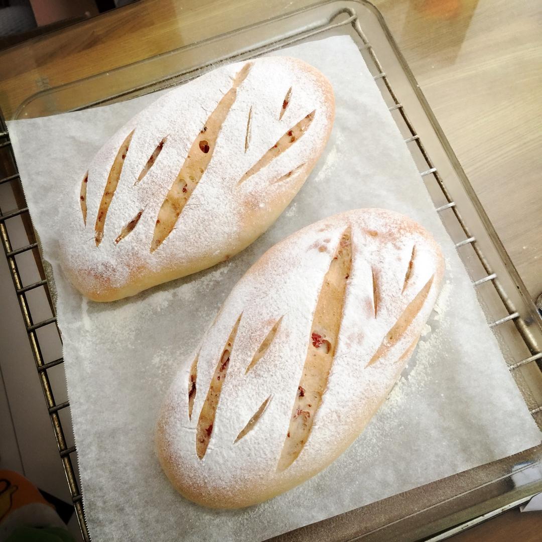 香喷喷的全麦培根面包