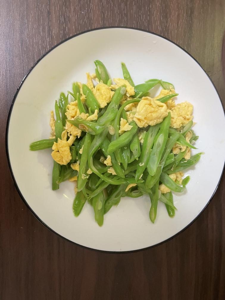 懒人版四季豆炒蛋