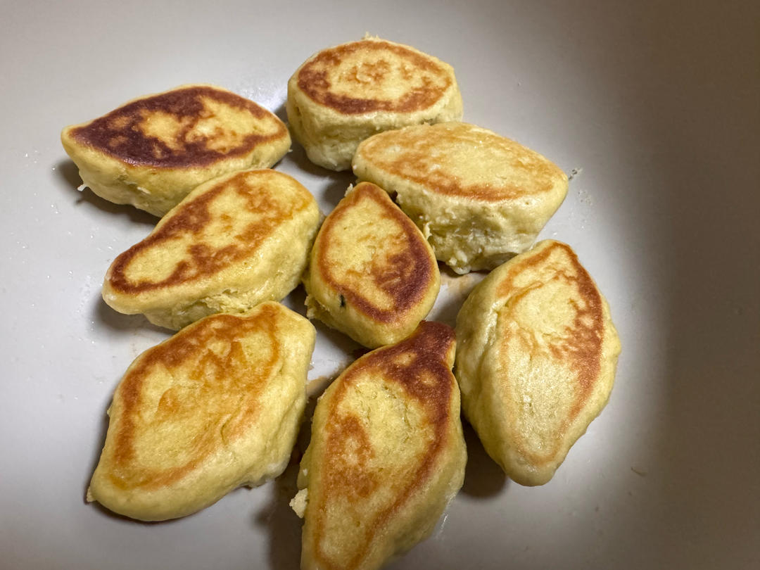 玉米面锅贴（一次发酵）