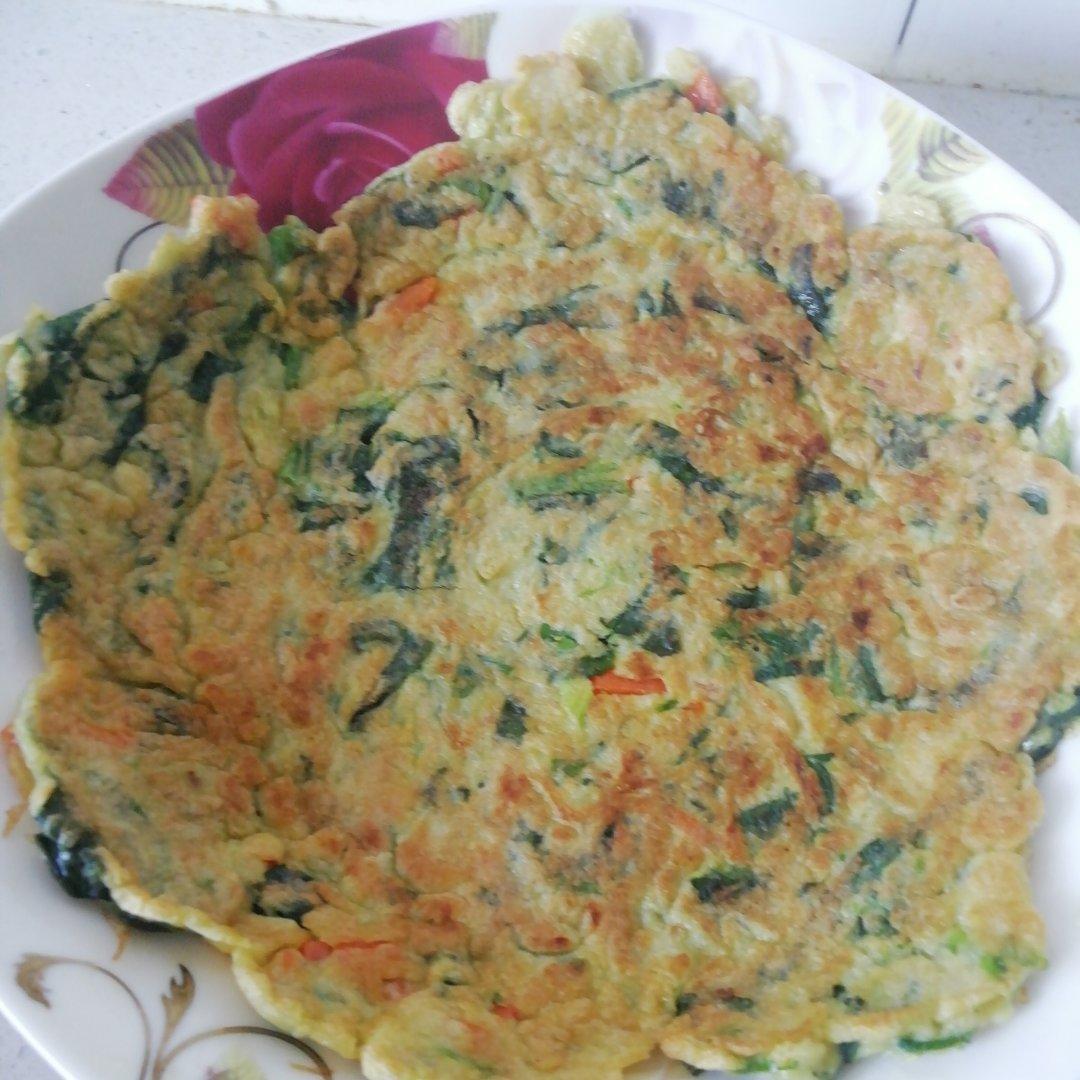 高钙高蛋白，适合宝贝吃的【银鱼时蔬小饼】