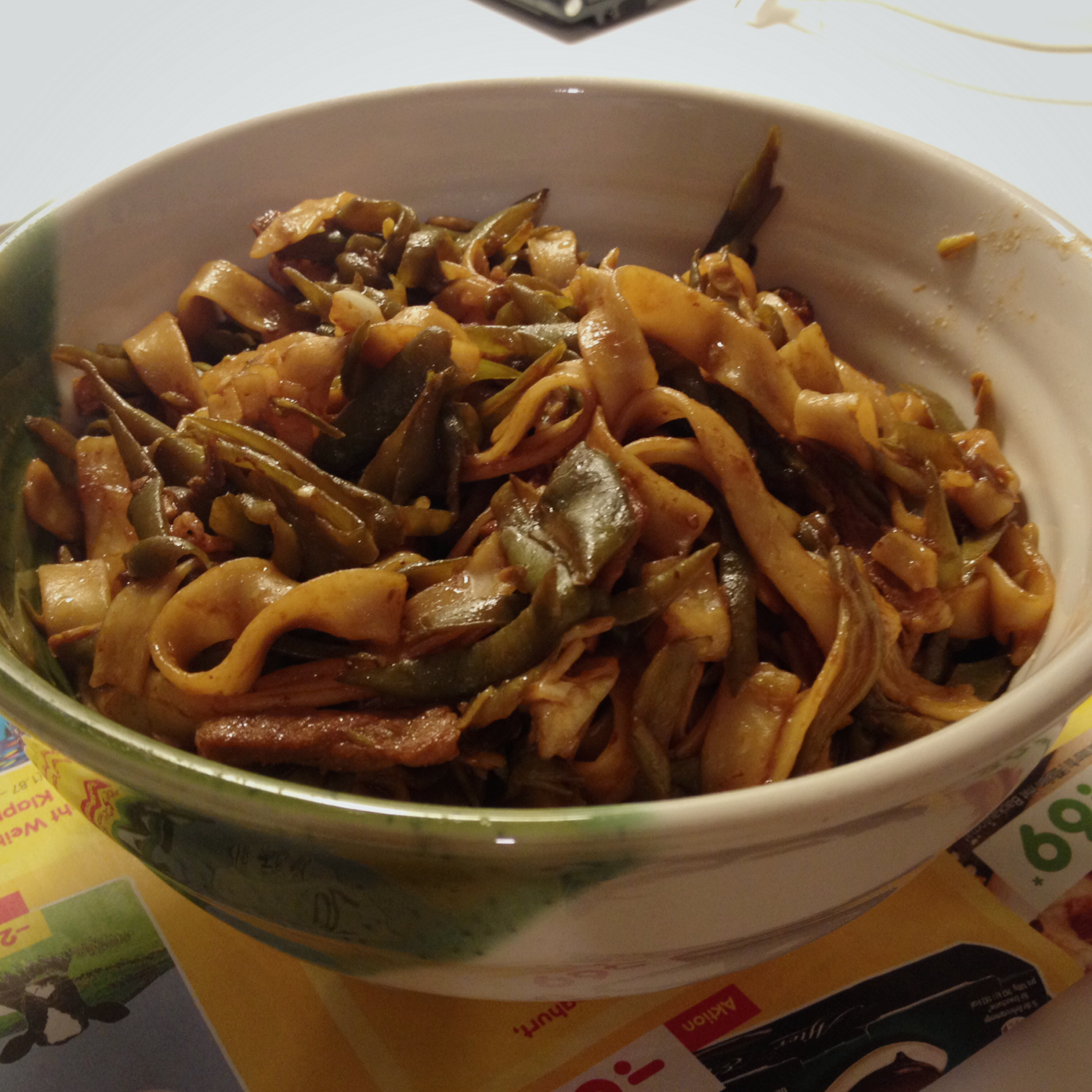 豆角焖面