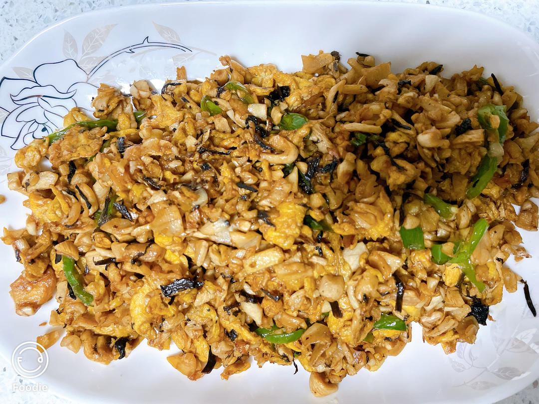 鸡蛋炒外婆菜(下饭菜)