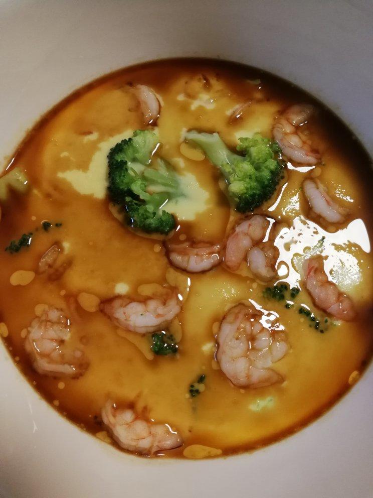 🔥超嫩滑❗️西兰花虾仁豆腐蒸蛋❗️好吃不胖