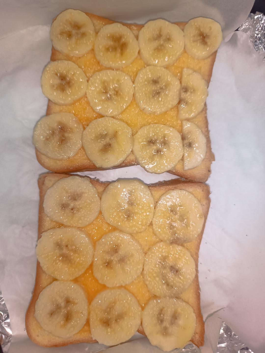 好吃到哭的香蕉烤吐司❗️酥脆香甜❗️零失败❗️