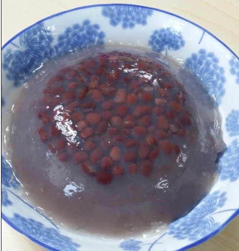 冰晶红豆马蹄糕