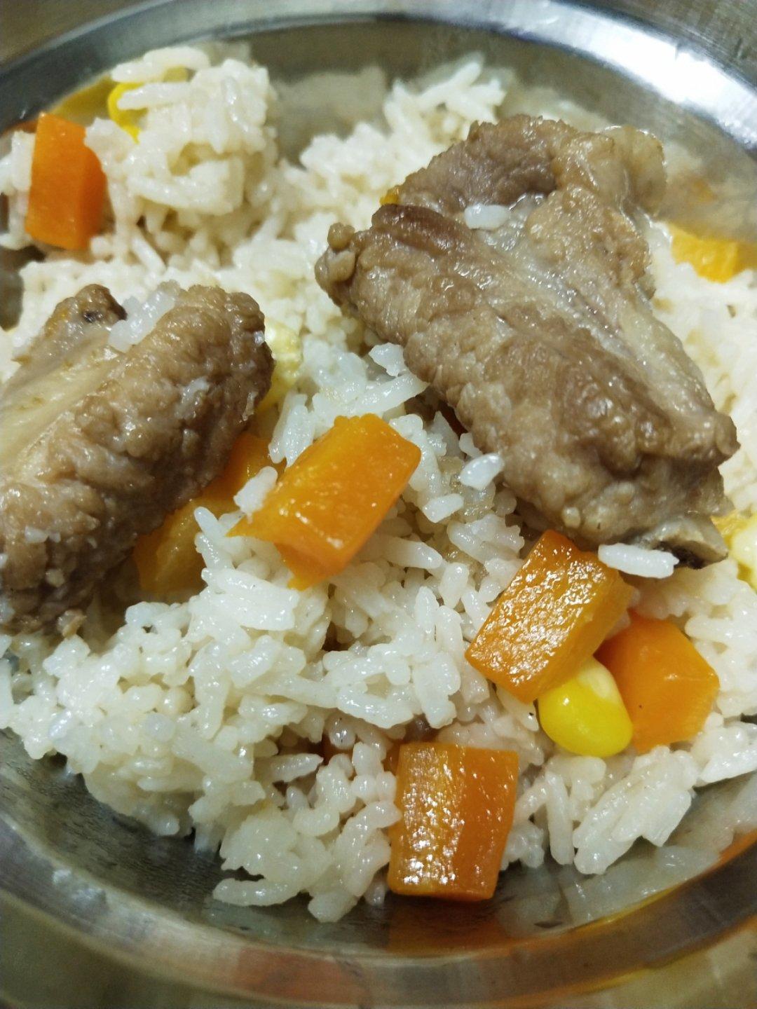 电饭锅版排骨焖饭