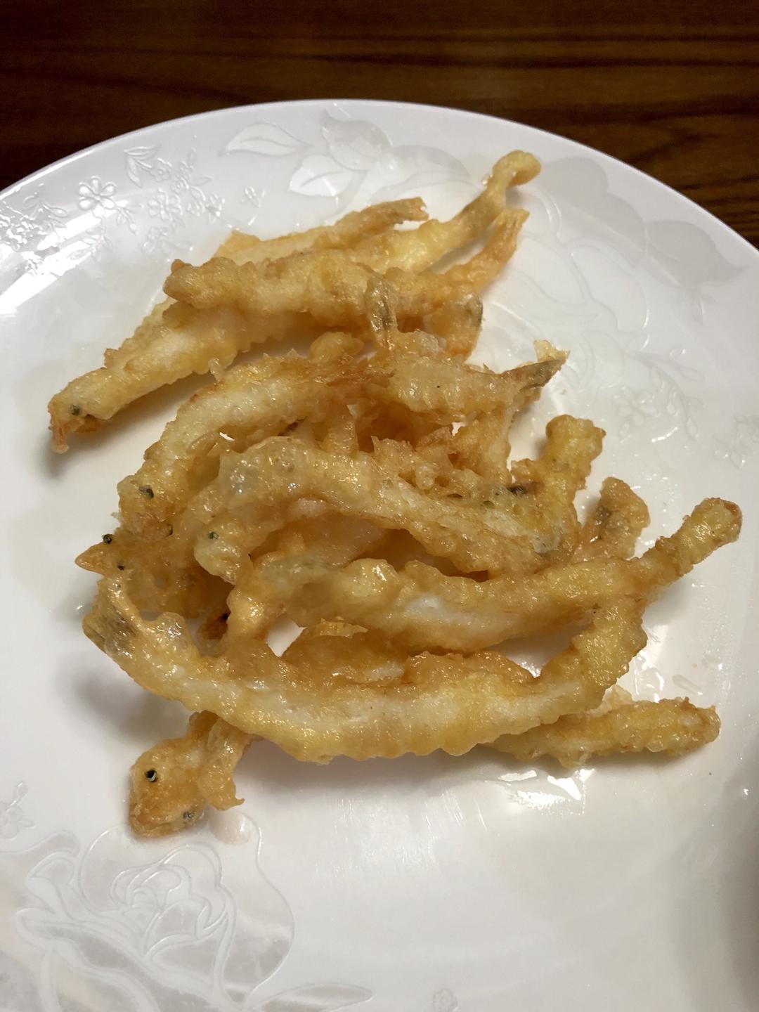 香炸银鱼的做法